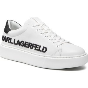 Sneakersy KARL LAGERFELD KL52225 White Lthr W/Black