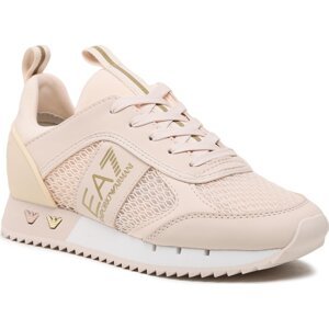 Sneakersy EA7 Emporio Armani X8X027 XK050 S298 Whisper Pink/Gold