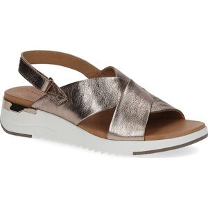 Sandály Caprice 9-28702-20 Taupe Metallic 341