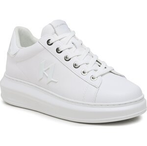 Sneakersy KARL LAGERFELD KL62515 White Lthr