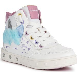 Sneakersy Geox J Skylin Girl J368WC 054AS C0653 S White/Multicolor