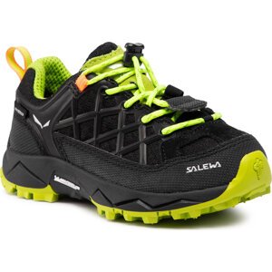 Trekingová obuv Salewa Jr Wildfire Wp 64009-0986 Black Out/Cactus