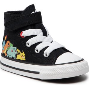 Plátěnky Converse POKEMON Ctas Hi A01229C Black/Multi/White