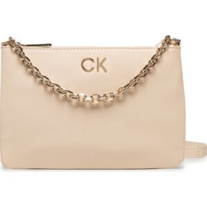 Kabelka Calvin Klein Re-Lock Ew Crossbody W Chain K60K609115 Béžová