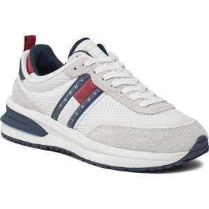 Sneakersy Tommy Jeans Tjm Runner Leather Outsole EM0EM01315 Rwb 0G1