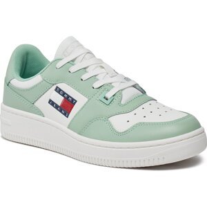 Sneakersy Tommy Jeans Tjw Retro Basket Ess EN0EN02505 Jadestone Green MAJ