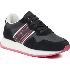 Sneakersy Tommy Jeans Tjw Eva Runner Mat Mix Ess EN0EN02510 Black BDS