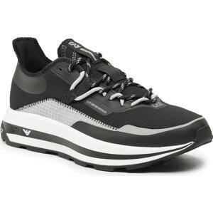Sneakersy EA7 Emporio Armani X8X145 XK336 N763 Black/Silver