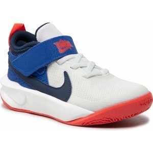 Boty Nike Team Hustle D 10 (PS) CW6736 103 Summit White/Midnight Navy