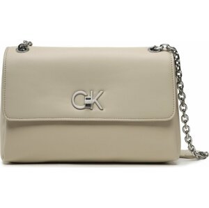 Kabelka Calvin Klein Re-Lock Ew Conv Crossbody K60K610749 Béžová