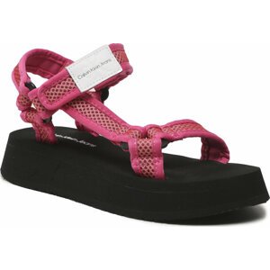 Sandály Calvin Klein Jeans Prefresato Sandal Webbing Mesh YW0YW00969 Raspberry Sorbet 0J0