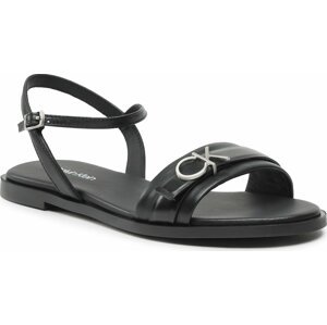 Sandály Calvin Klein Almond Sandal W/Hw HW0HW01483 Ck Black BEH