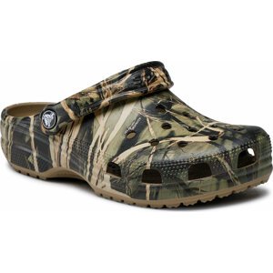 Nazouváky Crocs Classic Realtree 12132 Khaki1