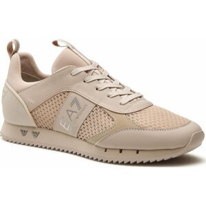 Sneakersy EA7 Emporio Armani X8X027 XK050 S640 Tan/SIlver