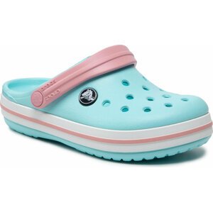 Nazouváky Crocs Crocband Clog K 207006 Ice Blue/White