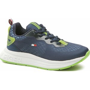 Sneakersy Tommy Hilfiger Low Cut Lace-Up Sneaker T3X9-32892-0702 S Blue 800