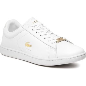 Sneakersy Lacoste Carnaby Evo 0722 1 Sfa 743SFA0016216 Wht/Gld