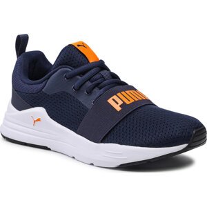 Sneakersy Puma Wired Run Jr 374214 17 Peacoat/Vibrant Orange