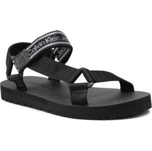 Sandály Calvin Klein Jeans Prefresato Sandal 1 YM0YM00352 Triple Black 0GL