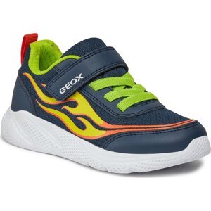 Sneakersy Geox J Sprintye Boy J45GBB 01454 C0749 S Navy/Lime