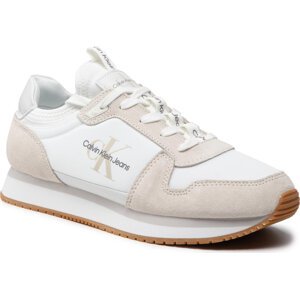 Sneakersy Calvin Klein Jeans Retro Runner 3 YM0YM00040 Bright White 02S