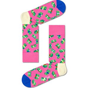 Klasické ponožky Unisex Happy Socks MNY01-3500 Růžová