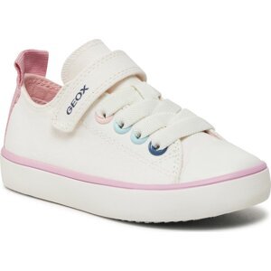 Plátěnky Geox J Gisli Girl J454NA 00010 C1000 M White