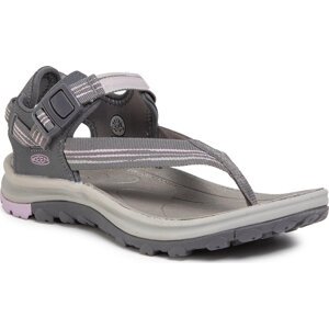 Sandály Keen Terradora II Toe Post 1022443 Dark Grey/Dawn Pink