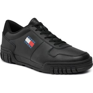 Sneakersy Tommy Jeans Tjm Cupsole Ess EM0EM01396 Black BDS