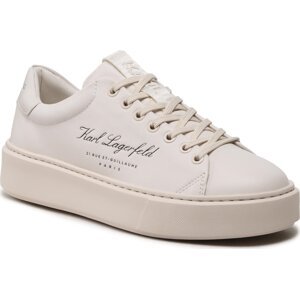 Sneakersy KARL LAGERFELD KL52223 Off White Lthr