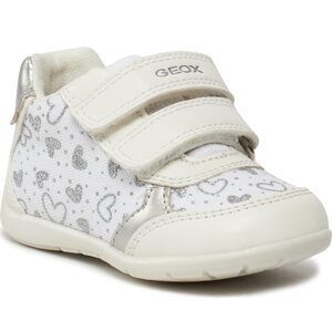 Sneakersy Geox B Elthan Girl B451QB 0AW54 C0007 White/Silver