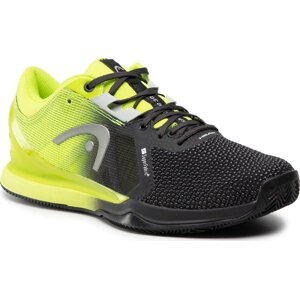 Boty Head Sprint Pro 3.0 Sf Clay 273091 Black/Lime 075