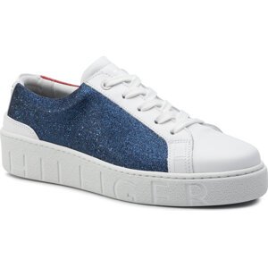 Sneakersy Tommy Hilfiger Glitter Dress Sneaker FW0FW04136 Rwb 020