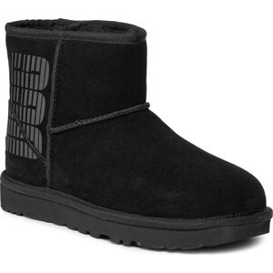 Sněhule Ugg W Classic Mini Ugg Side Logo 1144057 Blk