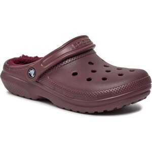 Nazouváky Crocs Crocs Classic Lined Clog 203591 Dark Cherry 6WD