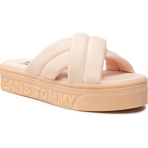 Nazouváky Tommy Jeans Flatform Sandal EN0EN01798 Frosty Mango TM6