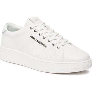 Sneakersy KARL LAGERFELD KL51549A White Lthr/Mono 01W