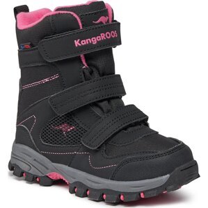 Sněhule KangaRoos K-Robi Ktx 18965 000 5025 Black/Daisy Pink