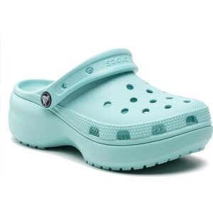 Nazouváky Crocs Classic Platform Clog 206750 Pure Water