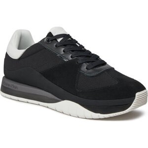 Sneakersy Calvin Klein Low Top Lace Up HM0HM01286 Triple Black 0GJ