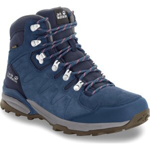 Trekingová obuv Jack Wolfskin Refugio Texapore Mid W 4050871 Dark Blue / Grey