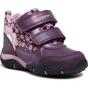 Kotníková obuv Geox B Baltic G.B Abx A B2654A 0CEMN CF88F S Prune/Dk Pink