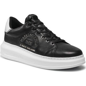 Sneakersy KARL LAGERFELD KL52539 000 Black Lthr