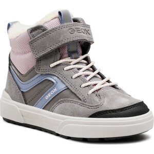 Kotníková obuv Geox J Weemble G. B Abx A J260LA 0ME22 C0502 S Grey/Pink