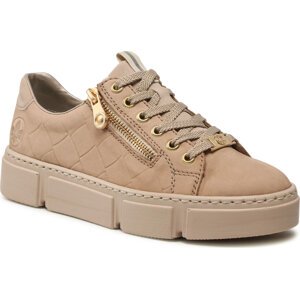 Sneakersy Rieker N5934-63 Beige