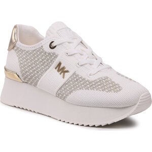 Sneakersy MICHAEL Michael Kors Monique Knit Trainer 43R3MQFSBM Pale Gold