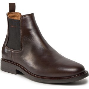 Kotníková obuv s elastickým prvkem Gant St Fairkon Chelsea Boot 27651432 Dark Brown