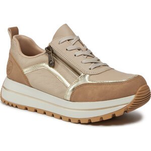 Polokozačky Rieker N4000-60 Beige