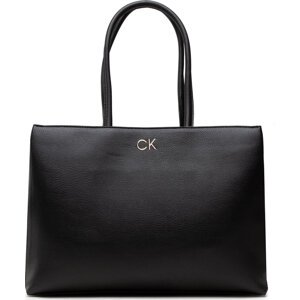 Kabelka Calvin Klein Re-Lock Shopper W/Lptp Pouch Pbl K60K609394 BAX Black