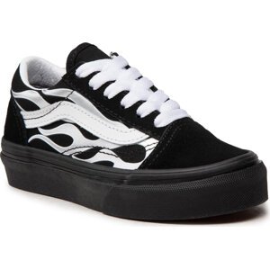 Tenisky Vans Old Skool VN0A4VJC7US1 (Metallic Flame)Blksilver